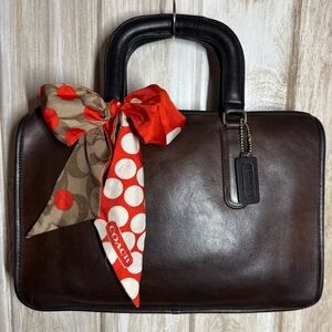 Vintage Coach Slim Satchel Standard